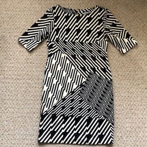 Black and White Dress